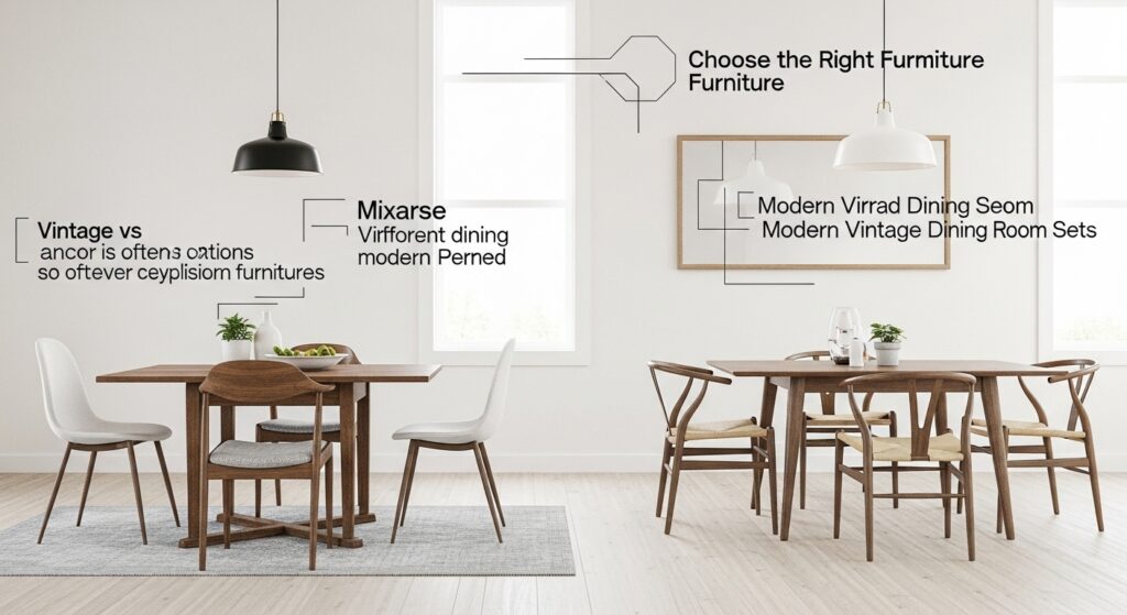 10 tips for curating a cozy modern vintage dining room 1