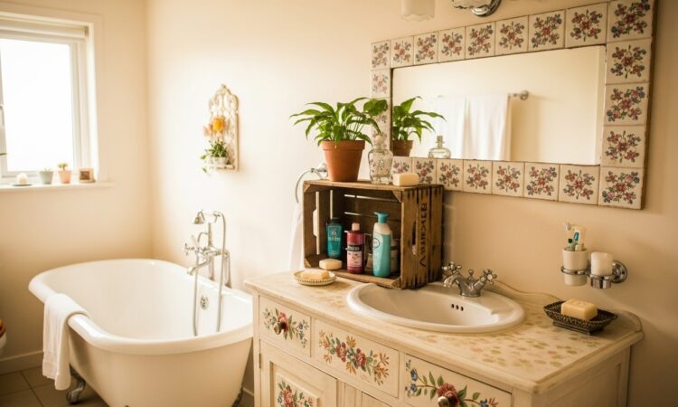 5 simple diy projects for charming vintage bathroom decor