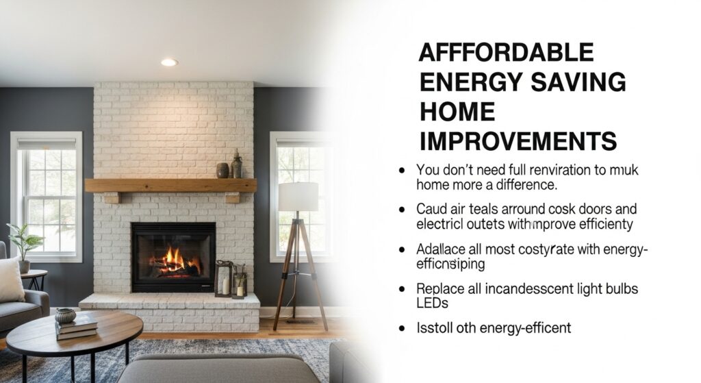 Affordable Energy Saving Home Improvements