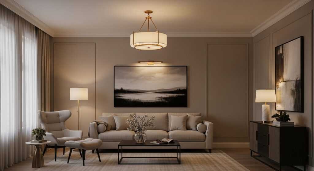 Balanced Lighting for a Serene Atmosphere